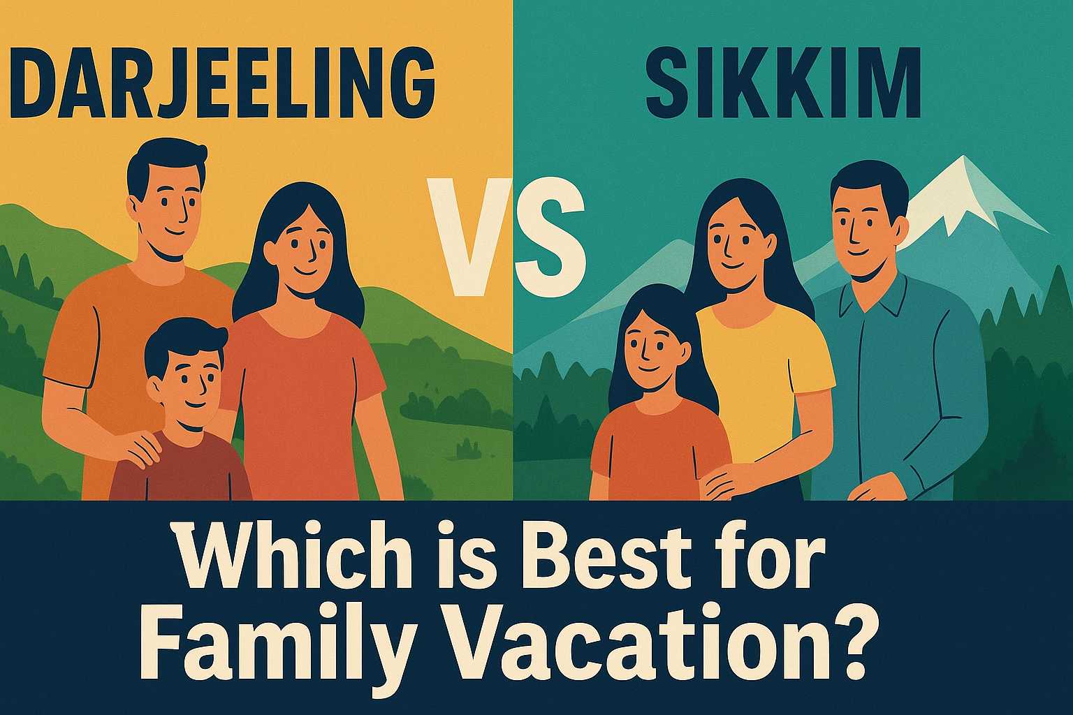 Darjeeling vs Sikkim: Which is Best for Family Vacation